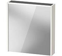 Duravit Armoire à glace D-Code DC7105R22220000 650×700 mm blanc brillant avec éclairage et prise