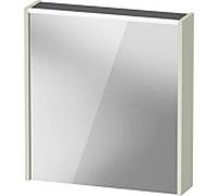 Duravit D-Code armoire à glace DC7105RHHHH1000 650x700 mm, vert pâle mat, avec éclairage et prise E