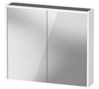 Duravit D-Code armoire à glace DC7106018182000 800x700 mm, Weiß Matt , avec éclairage et prise J