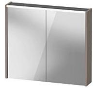 Duravit D-Code armoire à glace DC7106043432000 800x700x148, Basalt Matt , prise J, éclairage LED