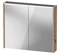 Duravit D-Code armoire à glace DC7106055551000 800x700x148, chêne marbré mat, prise E, éclairage LED