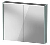 Duravit Armoire de toilette D‑Code DC71060HGHG0000 2 portes 800x700x148 mm vert fjord mat LED prise