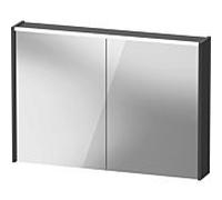 Duravit D-Code armoire à glace DC7107049490000 1000x700x148, Graphit Matt , prise, éclairage LED