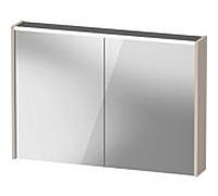 Duravit D-Code armoire à glace DC7107091911000 1000x700x148, Taupe Matt , prise E, éclairage LED