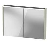 Duravit D-Code armoire à glace DC71070HHHH0000 1000x700x148, vert pâle mat, prise, éclairage LED