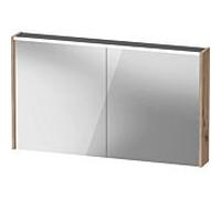 Duravit D-Code armoire à glace DC7108055550000 1200x700x148, chêne marbré mat, prise, éclairage LED
