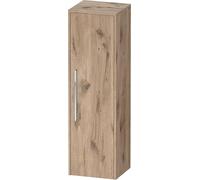 Duravit D-Code Armoire mi-Haute, 1 Porte avec butée à Droite, 400x360x1320mm, avec poignée, DC1338R10550000, Couleur: Chêne Marbré Mat