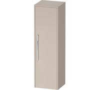 Duravit D-Code Armoire mi-Haute, 1 Porte avec butée à Droite, 400x360x1320mm, avec poignée, DC1338R10910000, Couleur: Taupe Mat