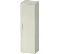 Duravit D-Code Armoire mi-haute, 1 porte avec butée à droite, 400x360x1320mm, avec poignée, DC1338R10HH0000, Couleur: Corps vert pâle mat, Poignée chrome brillant