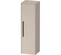 Duravit D-Code Armoire mi-Haute, 1 Porte avec butée à Droite, 400x360x1320mm, avec poignée, DC1338RBD910000, Couleur: Taupe Mat