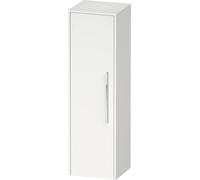 Duravit D-Code Armoire mi-Haute, 1 Porte avec butée à Gauche, 400x360x1320mm, avec poignée, DC1338L10180000, Couleur: Blanc Mat