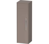 Duravit D-Code Armoire mi-Haute, 1 Porte avec butée à Gauche, 400x360x1320mm, avec poignée, DC1338L10430000, Couleur: Basalte Mat