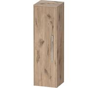 Duravit D-Code Armoire mi-Haute, 1 Porte avec butée à Gauche, 400x360x1320mm, avec poignée, DC1338L10550000, Couleur: Chêne Marbré Mat