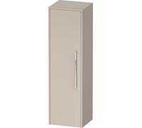 Duravit D-Code Armoire mi-Haute, 1 Porte avec butée à Gauche, 400x360x1320mm, avec poignée, DC1338L10910000, Couleur: Taupe Mat