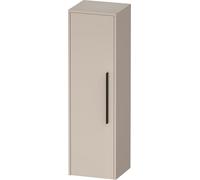 Duravit D-Code Armoire mi-Haute, 1 Porte avec butée à Gauche, 400x360x1320mm, avec poignée, DC1338LBD910000, Couleur: Taupe Mat