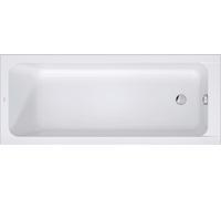Duravit D-Code baignoire, 1700x700mm, rectangulaire, version encastrable, 155 litres, 1 inclinaison du dossier, blanc ultra-brillant, 700670000000000