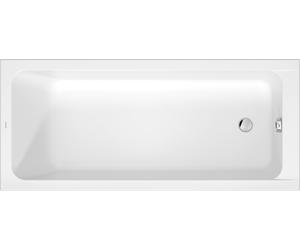 Duravit D-Code Baignoire, 1700x750mm, rectangulaire, version encastrable, 182 litres, 1 inclinaison du dossier, blanc ultra-brillant, 700671000000000