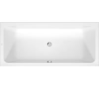 Duravit D-Code baignoire, 1800x800mm, rectangulaire, version encastrable, 210 litres, 2 inclinaisons du dossier, blanc ultra-brillant, 700672000000000
