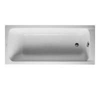 Duravit Baignoire D-Code 1600x700 mm rectangulaire à encastrer 100 L 1 pente de dos blanc