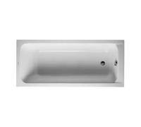 Baignoires Duravit D-Code, 1700x750mm, rectangulaire, à encastrer, 120 Betteres, 1 pente de dos, blanc brillant, 700100000000000