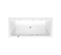 Duravit D-Code Baignoire balnéo rectangulaire, 760672000JP1000,