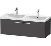 Duravit D-Code bâti-Support pour lavabo, 1 tiroir, 1184x460mm, avec poignée, DC4669010490000, Couleur: Graphite Mat