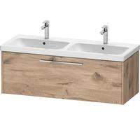 Duravit D-Code bâti-Support pour lavabo, 1 tiroir, 1184x460mm, avec poignée, DC4669010550000, Couleur: Chêne Marbré Mat