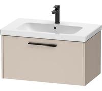 Duravit D-Code bâti-Support pour lavabo, 1 tiroir, 784x460mm, avec poignée, DC46670BD910000, Couleur: Taupe Mat