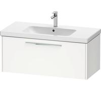 Duravit D-Code bâti-Support pour lavabo, 1 tiroir, 984x460mm, avec poignée, DC4668010180000, Couleur: Blanc Mat