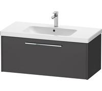 Duravit D-Code bâti-Support pour lavabo, 1 tiroir, 984x460mm, avec poignée, DC4668010490000, Couleur: Graphite Mat