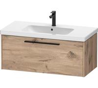 Duravit D-Code bâti-Support pour lavabo, 1 tiroir, 984x460mm, avec poignée, DC46680BD550000, Couleur: Chêne Marbré Mat