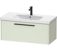 Duravit D-Code bâti-Support pour lavabo, 1 tiroir, 984x460mm, avec poignée, DC46680BDHH0000, Couleur: Vert pâle Mat
