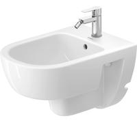 Duravit Bidet mural D-Code 2723150000 – blanc brillant 370×540 mm, avec trou de robinet, trop-plein