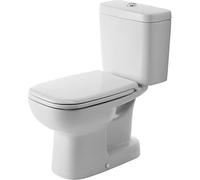 Duravit D-code Cuvette Pack sur pied à fond creux 35.5x65cm 4.5 litres EV sans réservoir Blanc 21140100642