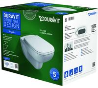 Duravit D-Code cuvette wc avec abattant à descente lente suspendue oui blanc 45700900A1