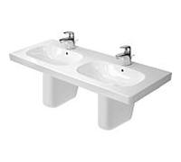 Duravit D-Code demi-colonne 0857180000 24,5x26,8cm, blanc