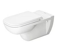 Duravit D-Code Mur Tiefspül WC 0184092000 blanc, HygièneGlaze, sans obstacle