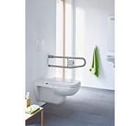 Duravit D-Code mur WC Vital 2228090000 sans obstacle, Weiß Hochglanz 700 mm
