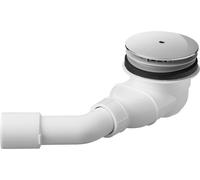 Duravit Duravit Siphon de receveur de douche D-Code d=9 cm, sortie horizontale, chrome Quantité:1