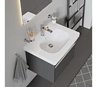 Duravit D-Code lavabo 03426500002 avec trop-plein, blanc , 65 x 48 cm