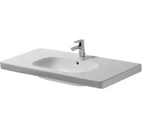 Duravit D-Code lavabo 105x48 cm rectangulaire classique-de meuble-avec plateau blanc 03421000002