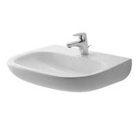 Duravit D-code lavabo 60x46cm 1 trou de robinet sans trop-plein blanc 23116000002