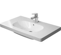 Duravit D-Code lavabo 85x48 cm rectangulaire classique-de meuble-avec plateau blanc 03428500002
