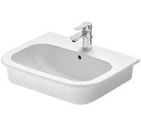 Duravit D-Code lavabo à encastrer, avec trou pour robinet, avec trop-plein, 545x435x195mm, blanc brillant, 0337540000