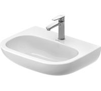 Duravit Lavabo D-Code 2311600000 60 x 46 cm sans trop-plein 1 trou pour robinetterie blanc