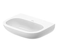 Duravit D-Code Lavabo Med 2311600070 sans trop-plein, sans trou pour robinet, Weiß Hochglanz