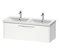 Duravit D-Code meuble sous-vasque double DC4669010180000 Weiß Matt , suspendu, coulissant 2000 , 1184x400x460 mm