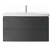 Duravit D-Code meubles bassin 03421000002 avec trop - plein, blanc