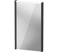 Duravit Miroir D-Code DC7075049490000 400x700x48 Graphite mat éclairage LED
