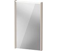 Duravit D-Code miroir DC7075091910000 400x700x48, taupe mat, avec éclairage LED